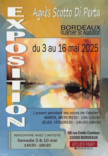 affiche exposition peinture